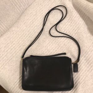 Coach Leather Clutch/Shoulder Bag